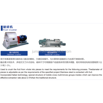 High Efficient Industrial Fruit Crusher For Vegetable